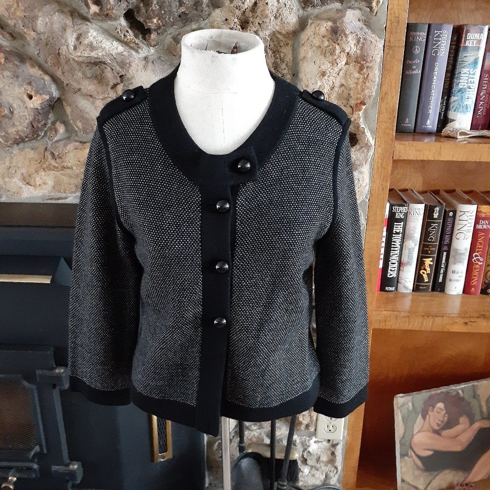 Banana Republic Merino Wool Houndstooth Sweater M